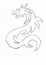 Dragon Drawing Simple Chinese Easy Dragons Sketch Sketches Draw Drawings Tattoos Kids Step Tribal Getdrawings Small Doodles Imgkid Burning Wood sketch template