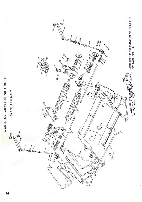 holland haybine parts diagram