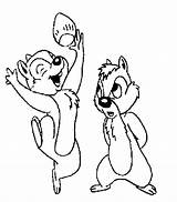 Chip Dale Coloring Pages Comments Colouring Coloringhome sketch template