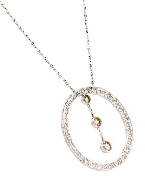 Mindi Mond 18k White Gold Diamond Necklace Farfetch