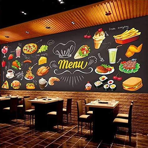 mural wallpaper for walls delicious pizza food restaurant hotel art