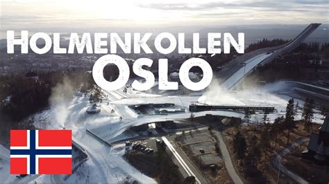 holmenkollen ski jumping hill oslo norway norge drone shots dji mavic mini