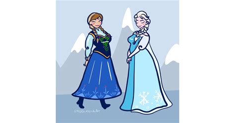 curvy anna and elsa from frozen best disney princess fan art popsugar love and sex photo 60