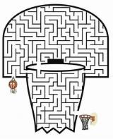Maze Mazes Printable Kids Basketball Puzzles Coloring Pages Activities Clipart Fun Crafts Printables Search Shaped Google Tons Print Worksheets Games sketch template