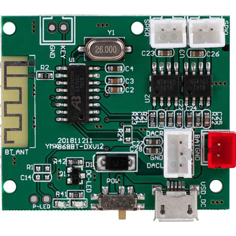 bluetooth amp board  audio output  battery option