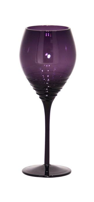 Cordelia Wine Glass Purple Purple Wine Glasses Fancy