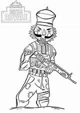 Fortnite Pages Trooper Coloringpagesonly sketch template