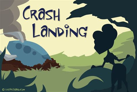 Crash Landing Title Page By Lustylizard On Newgrounds