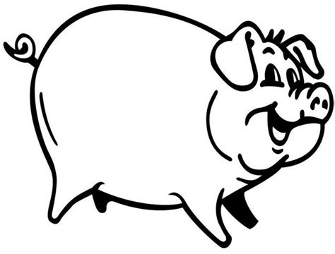 pig template  preschoolers clipart