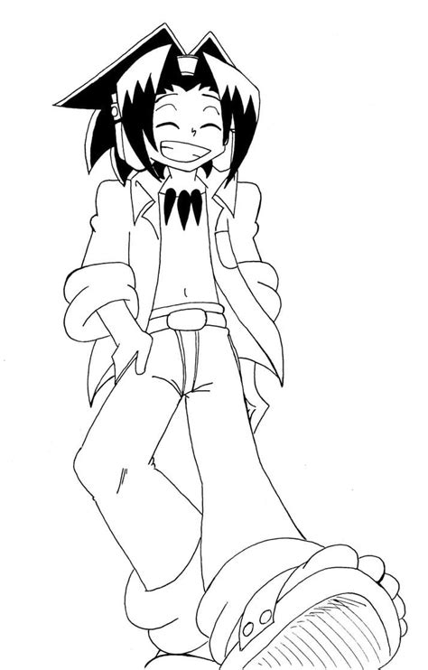 Shaman King Coloring Pages Free Printable Coloring Pages
