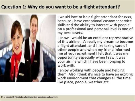 18 Flight Attendant Interview Questions And Answers Pdf Flight