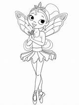 Ballerina Coloring Pages Girl Barbie Fairy Print Colorkid Girls Ballerinas Kids Template sketch template