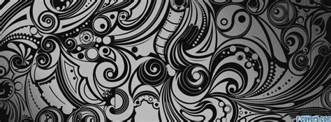 black and white black and white floral facebook cover timeline photo banner for fb inspired