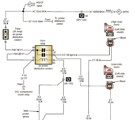 solved  horn circuit wiring diagram   discussedtech cheggcom