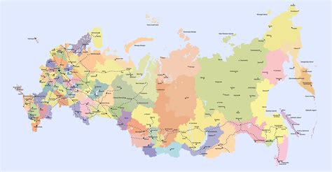 russia map guide   world