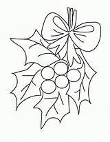 Mistletoe Coloring Pages Christmas Printable Kids Color Popular Choose Board Xmas Coloringhome Navidad sketch template