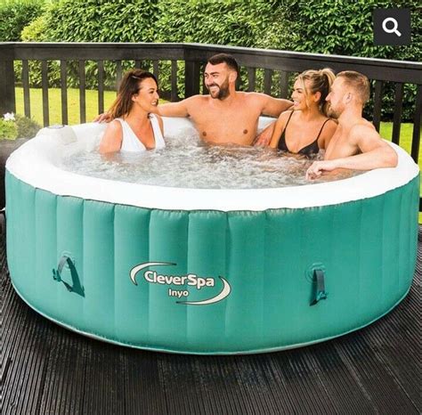💎 Cleverspa Inyo Inflatable Hot Tub 4 Person Brand New