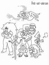 Coloring Steven Universe Pages Popular sketch template