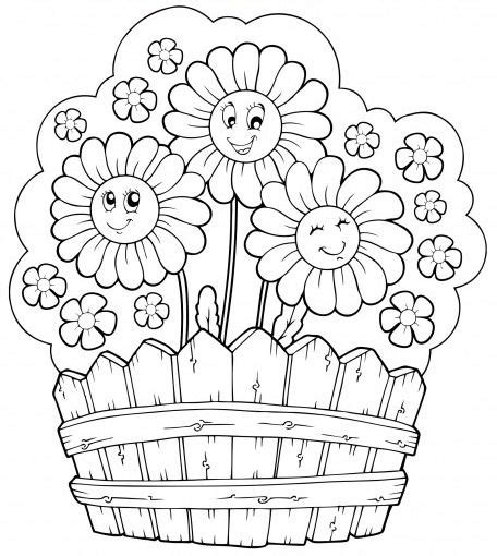 coloring pages  summer flowers coloring page blog