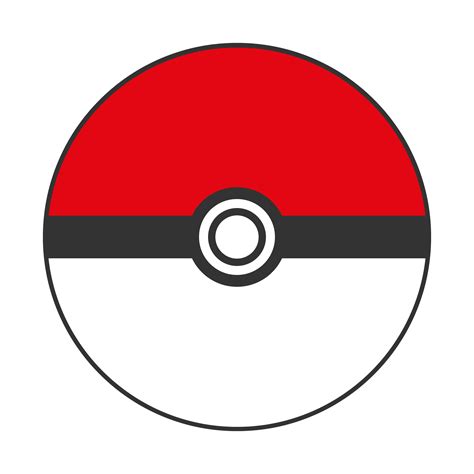 pokeball pokemon ball red clipart png transparent background