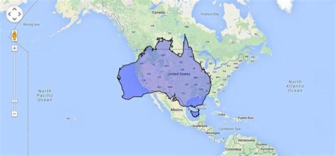 How Does Your Country Measure Up Map Compares Land Mass