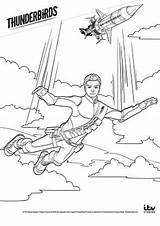 Tracy Coloriages Animes Coloriage Thunderbirds sketch template