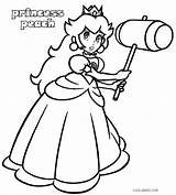 Peach Coloring Princess Pages Bowser Daisy Mario Printable Baby Kids Getcolorings Color Getdrawings Cool2bkids Printables Print Super Colorings sketch template