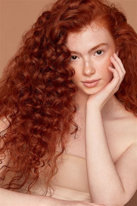 Beauty Shoot Brown Hair And Freckles Red Curly Hair Curly Hair Model