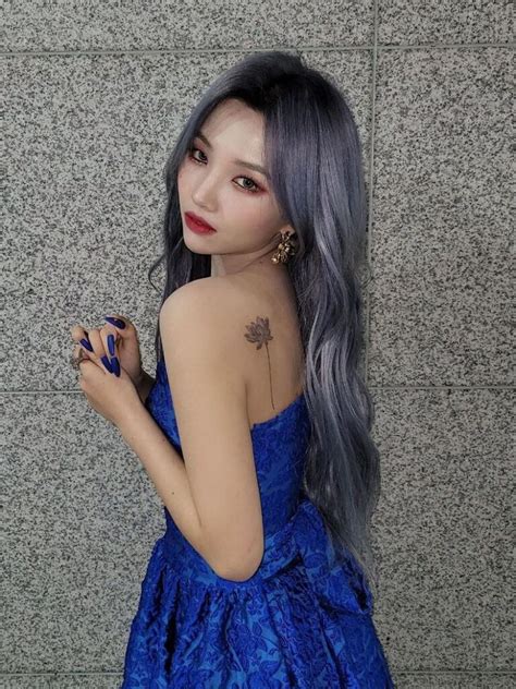 blue hair color ideas inspired   favorite kpop idols