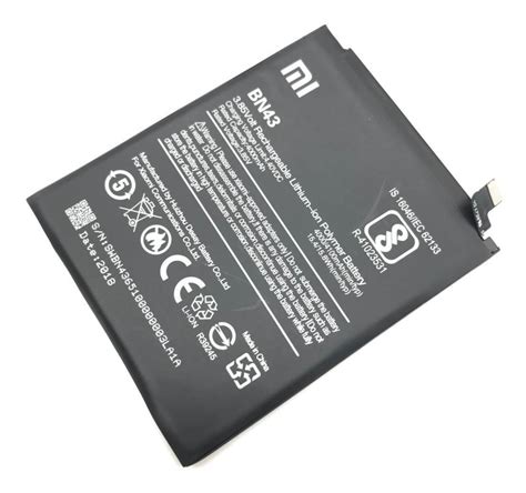 bateria xiaomi redmi note   mah modelo bn instalada ventas electronicas