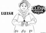 Avalor Coloring Pages Disney Luisa Elena Printable Sheriff Color Print Badge Sheet Sheets Sketch Getcolorings Choose Board Template Gabe Callie sketch template