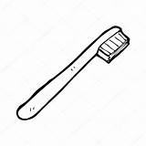 Toothbrush sketch template