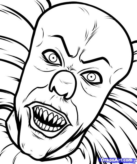 evil coloring pages  adults google search scary drawings scary