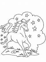 Eenhoorn Kleurplaat Licorne Einhorn Kleurplaten Colorear Unicornio Unicorn Prinses Cheval Unicorno Etoiles Sterren Mignon Ausmalen Paarden Malvorlage Kleurplaatjes sketch template