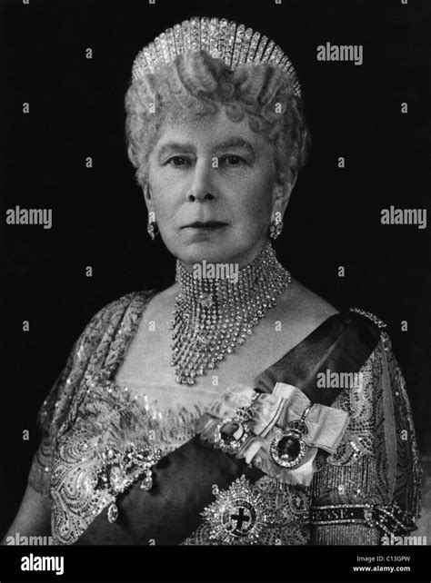 british royalty british queen mary  teck  stock photo alamy