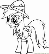 Daring Do Coloring Pages Pony Little Friendship Magic Mlp Coloringpages101 sketch template