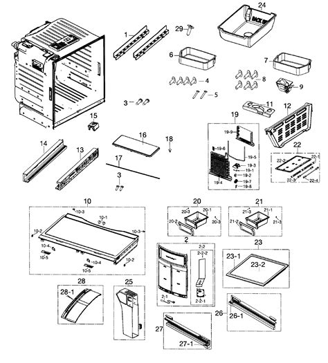 samsung refrigerator parts model rfhfendsraa sears partsdirect