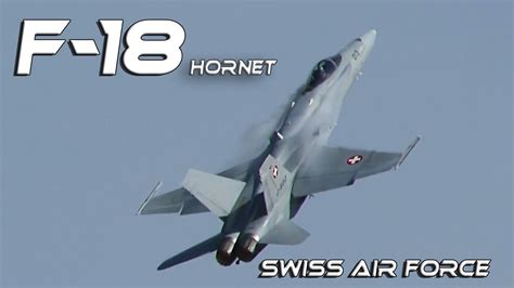 4kᵁᴴᴰ f18 4k uhd f 18 hornet solo display swiss air force fantastic