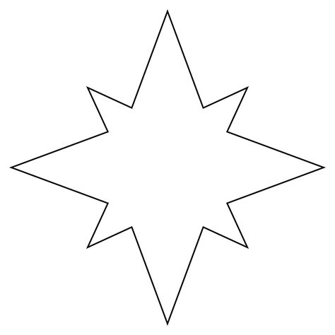 printable   star template web   star stencil pictures