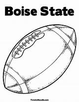 Boise Broncos Bowl sketch template
