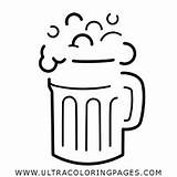 Cerveza Birra Colorare Coloring Litro Medio Disegni Ultracoloringpages sketch template