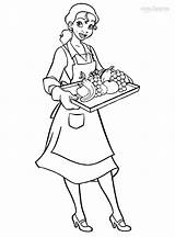 Tiana Coloring Pages Princess Waitress Printable Waiter Cool2bkids Kids Profession Sheet Disney Drawing Doll Sheets Frog Getdrawings Choose Board sketch template