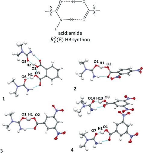 carboxylic acid amide     hydrogen bonded synthons formed  scientific