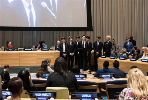 k pop band bts addresses the united nations with an emotional speech