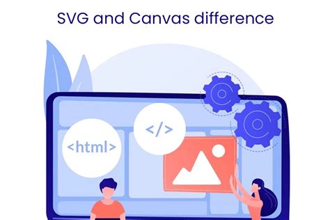 difference  svg  canvas