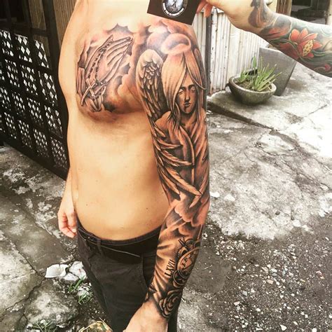 Full Half Sleeve Tattoo Designs ~ Tattoo Phoenix Sleeve Half Tattoos