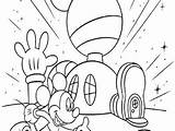 Coloring Pages Clubhouse Mickey Mouse Printable Getdrawings sketch template