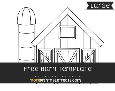 barn template large