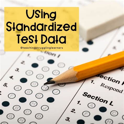 standardized test data teaching struggling learners