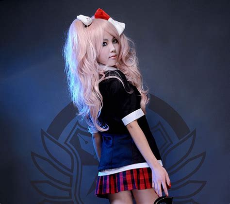 Hot Danganronpa Junko Enoshima Uniform Mini Dress Shirt